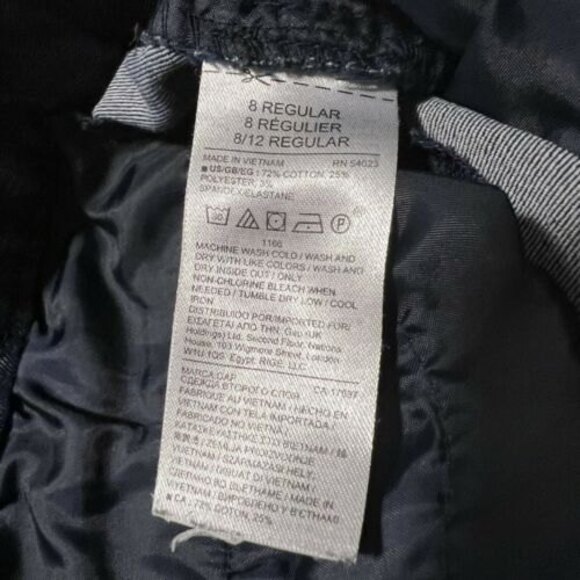 Gap Womens Slim City Ankle Blue Denim Jeans Stretch Size 8R - Picture 11 of 11